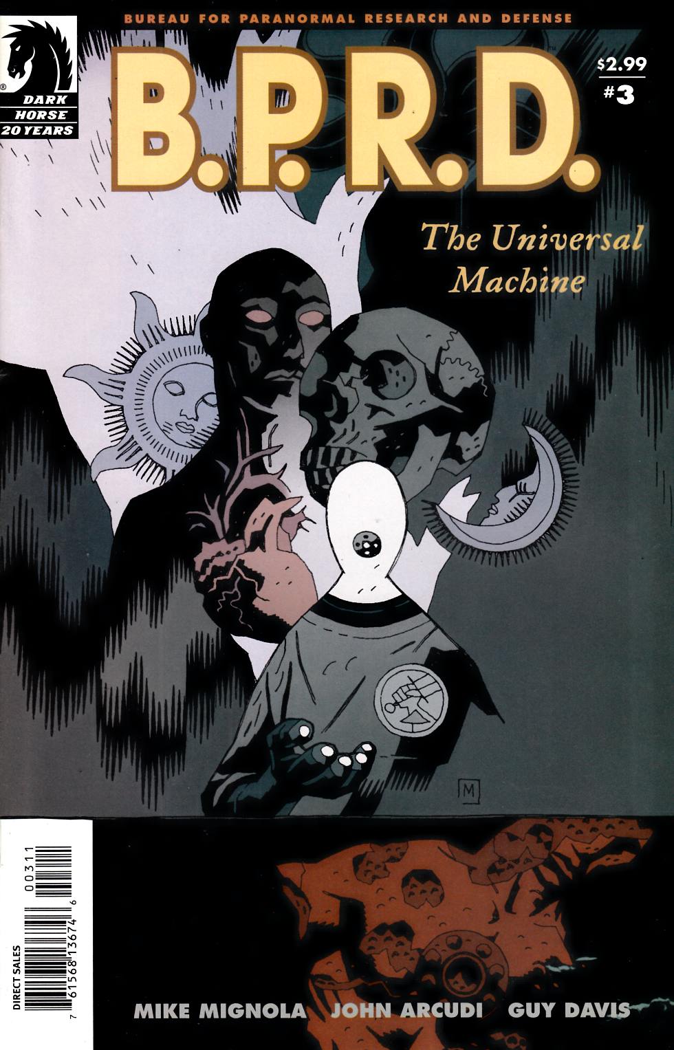 BPRD Universal Machine #3 Near Mint (9.4) [Dark Horse Comic] LARGE