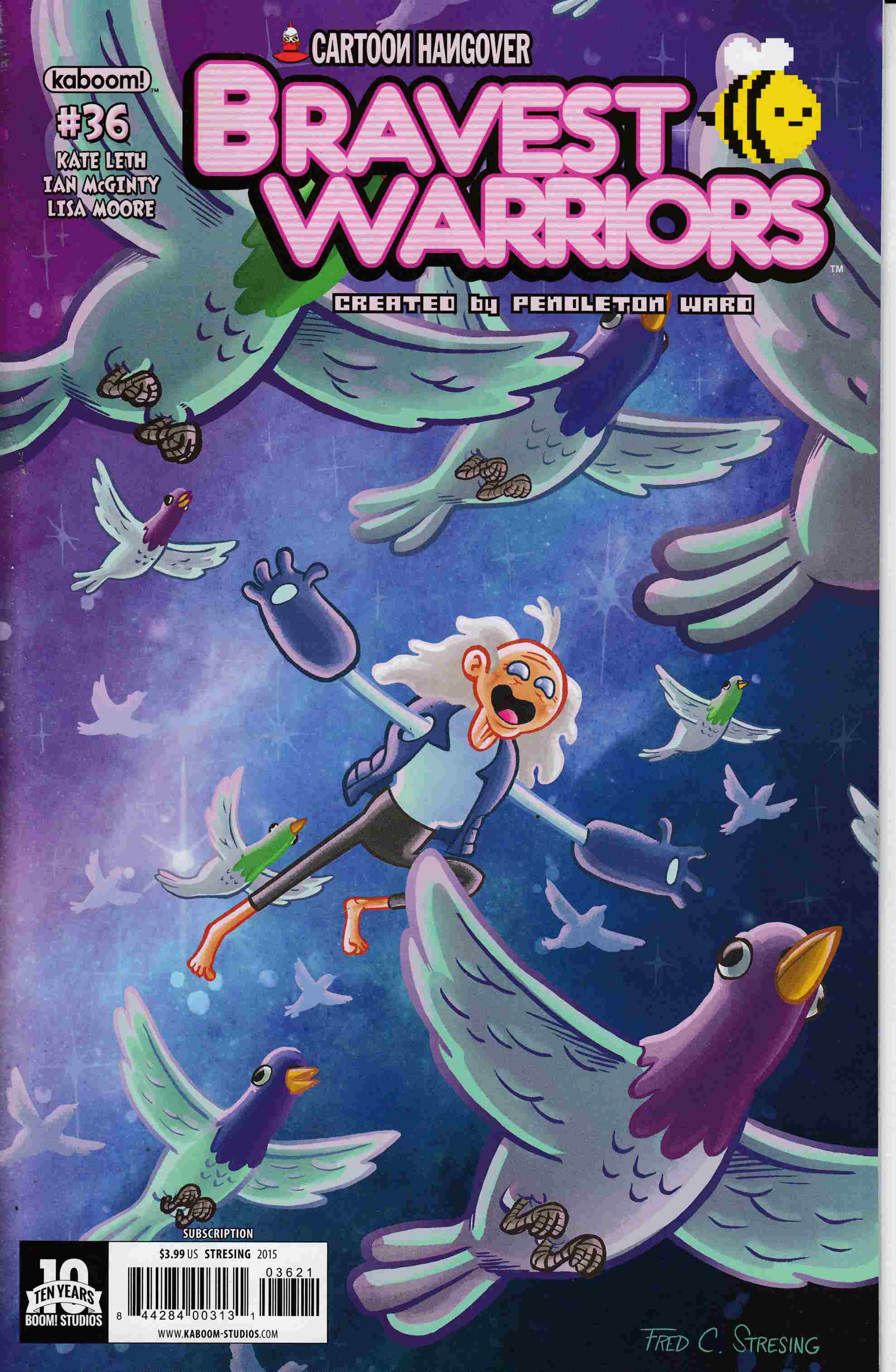 Bravest Warriors #36 Subscription Stresing Cover [Boom Comic] THUMBNAIL
