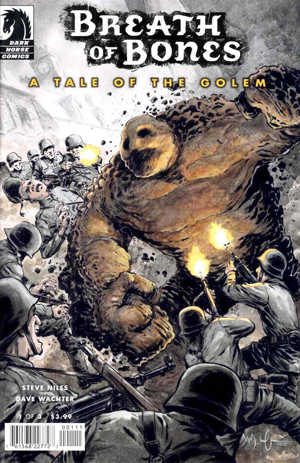 Breath of Bones A Tale of the Golem #1 Very Fine (8.0) [Dark Horse Comic] LARGE