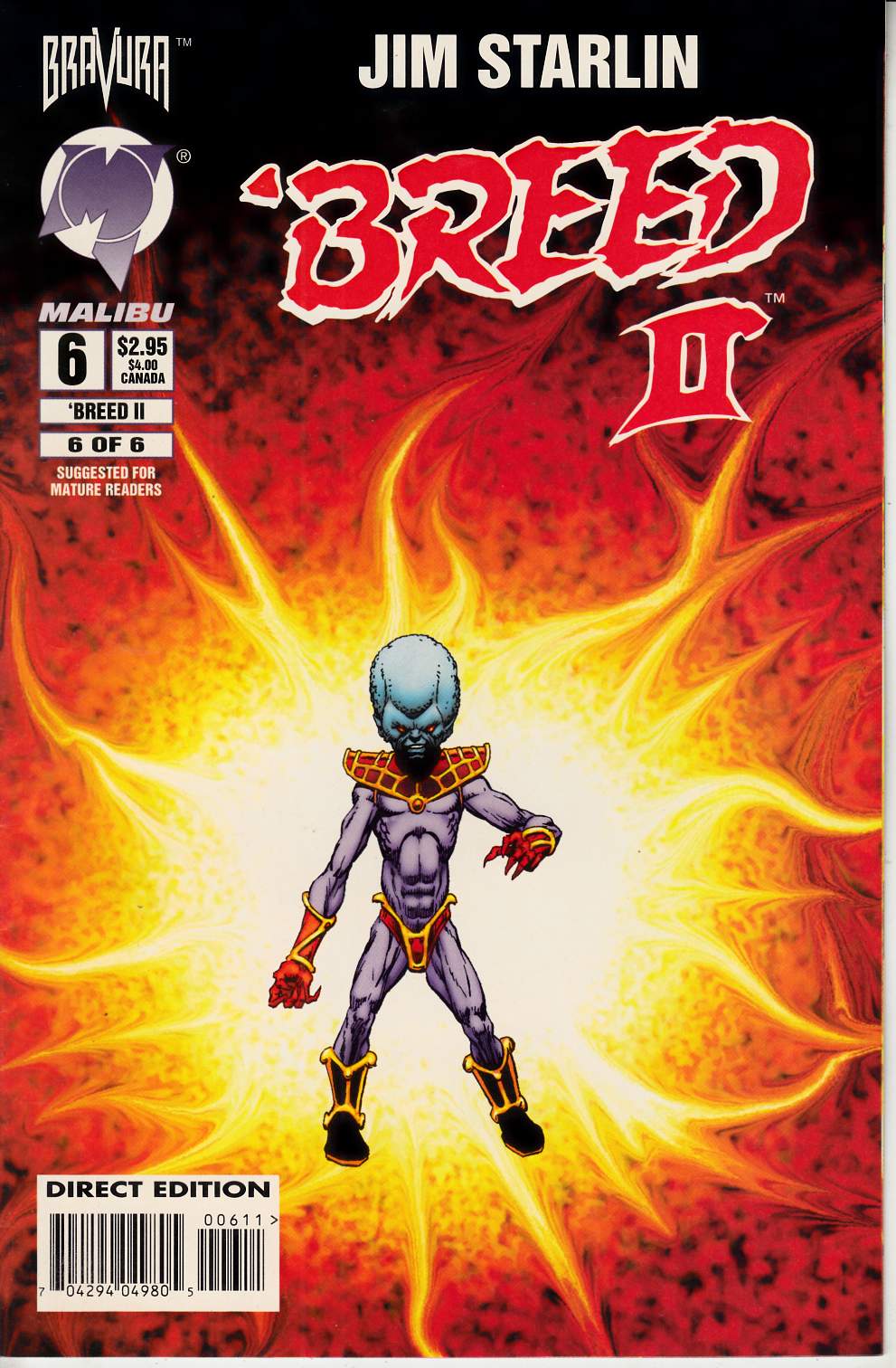 Breed II #6 Very Fine (8.0) [Malibu Comic] THUMBNAIL