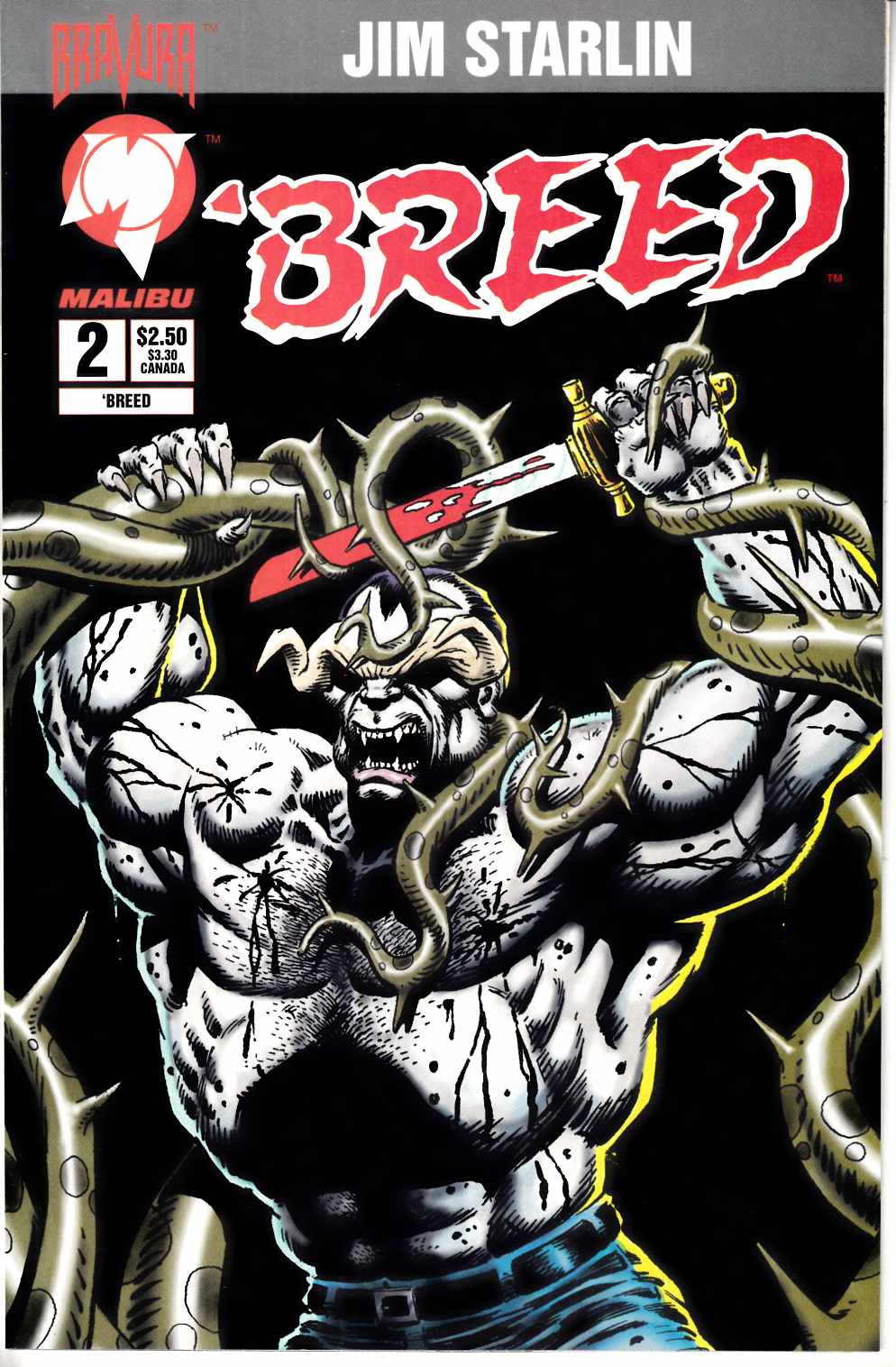 Breed #2 Near Mint (9.4) [Malibu Comic] LARGE