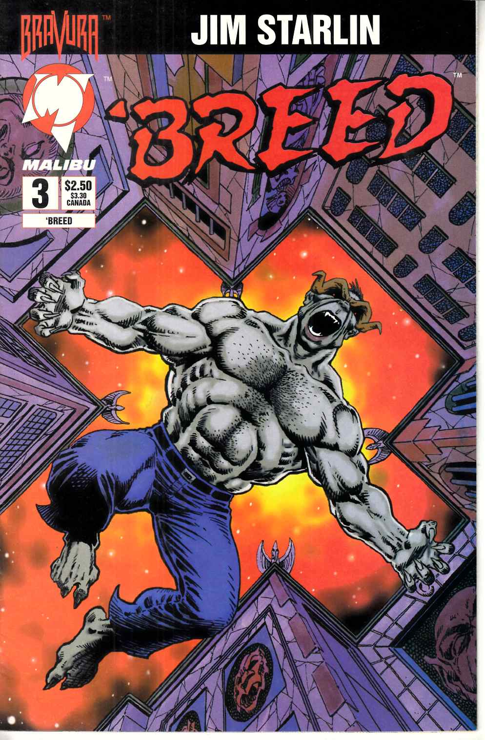 Breed #3 Fine (6.0) [Malibu Comic] LARGE