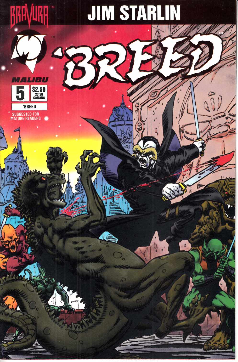 Breed #5 Very Fine (8.0) [Malibu Comic] THUMBNAIL