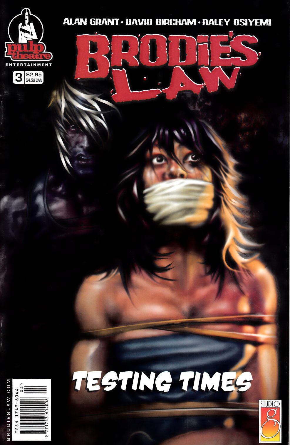 Brodie’s Law #3 Very Fine (8.0) [Pulp Theatre Comic] THUMBNAIL