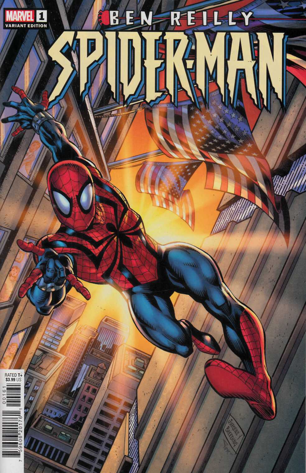 Ben Reilly Spider-Man #1 Jurgens Variant Cover Near Mint (9.4) [Marvel Comic] LARGE