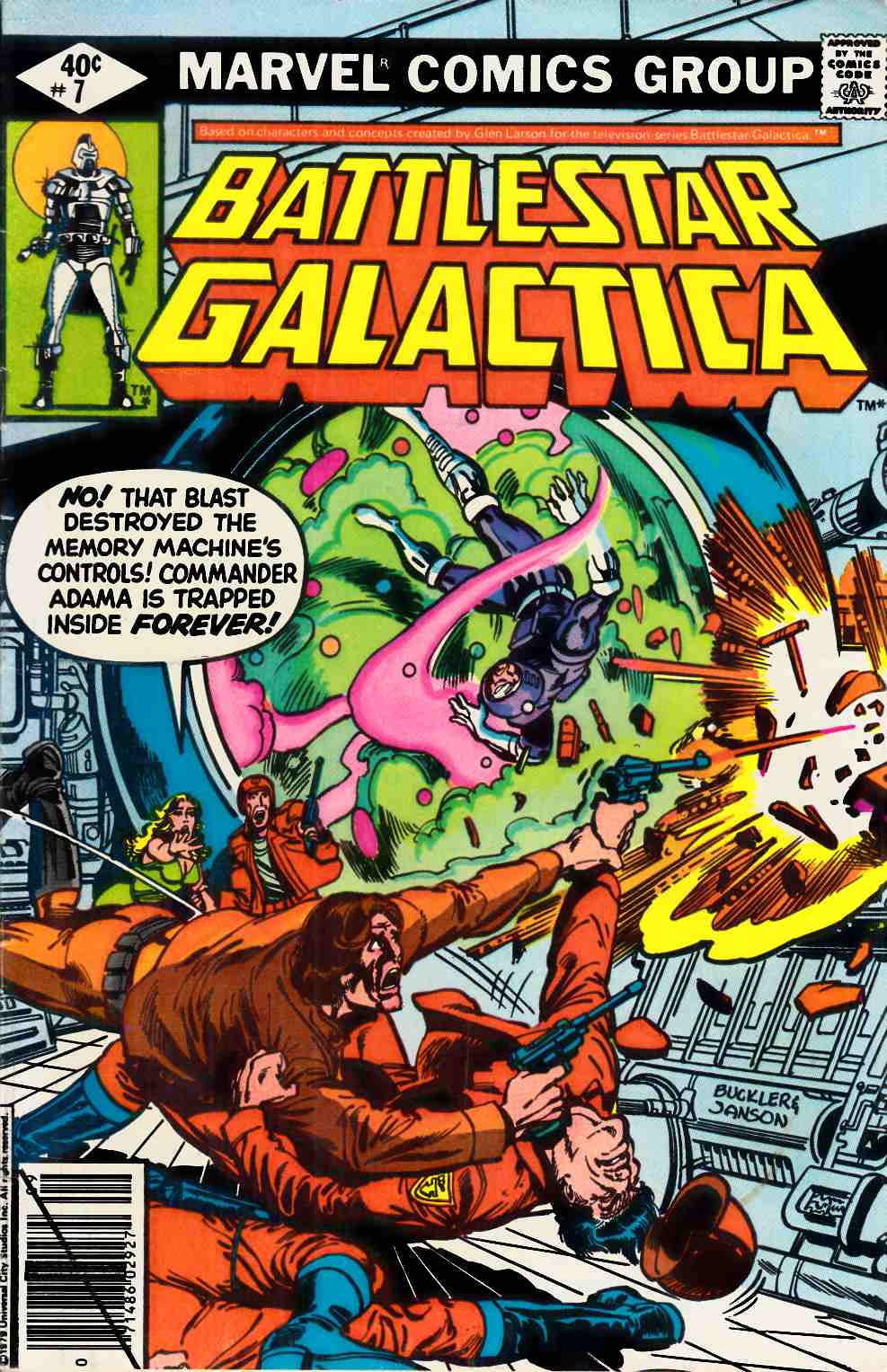 Battlestar Galactica #7 Newsstand Edition Fine (6.0) [Marvel Comic] THUMBNAIL
