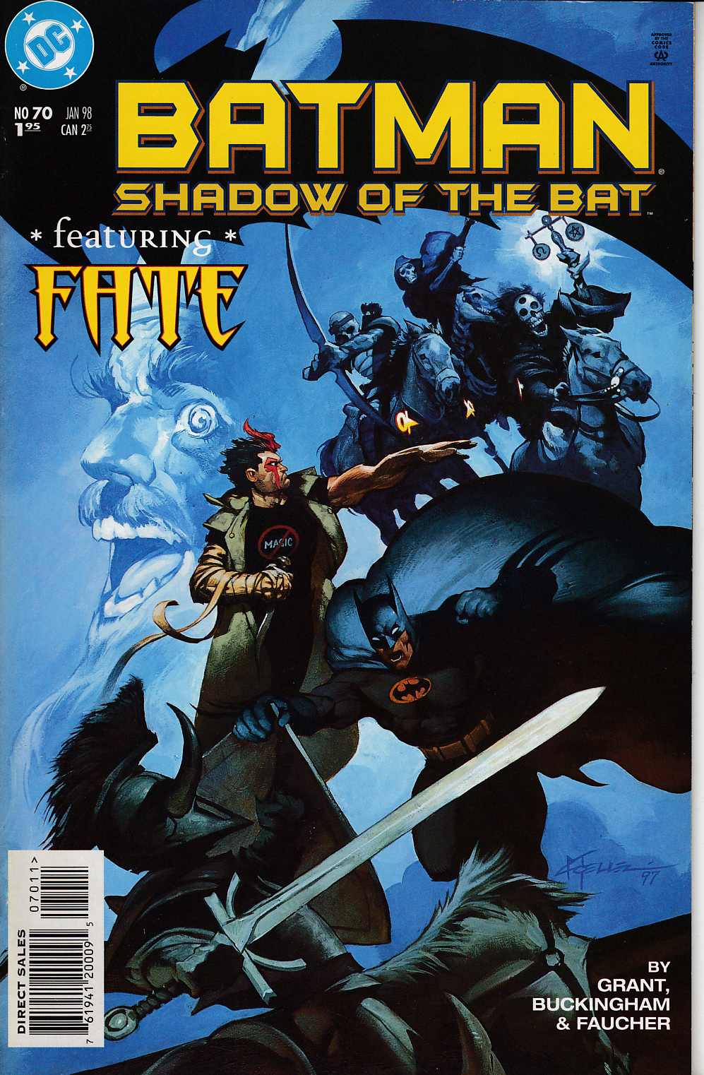 Batman Shadow of the Bat #70 Very Fine (8.0) [DC Comic] LARGE