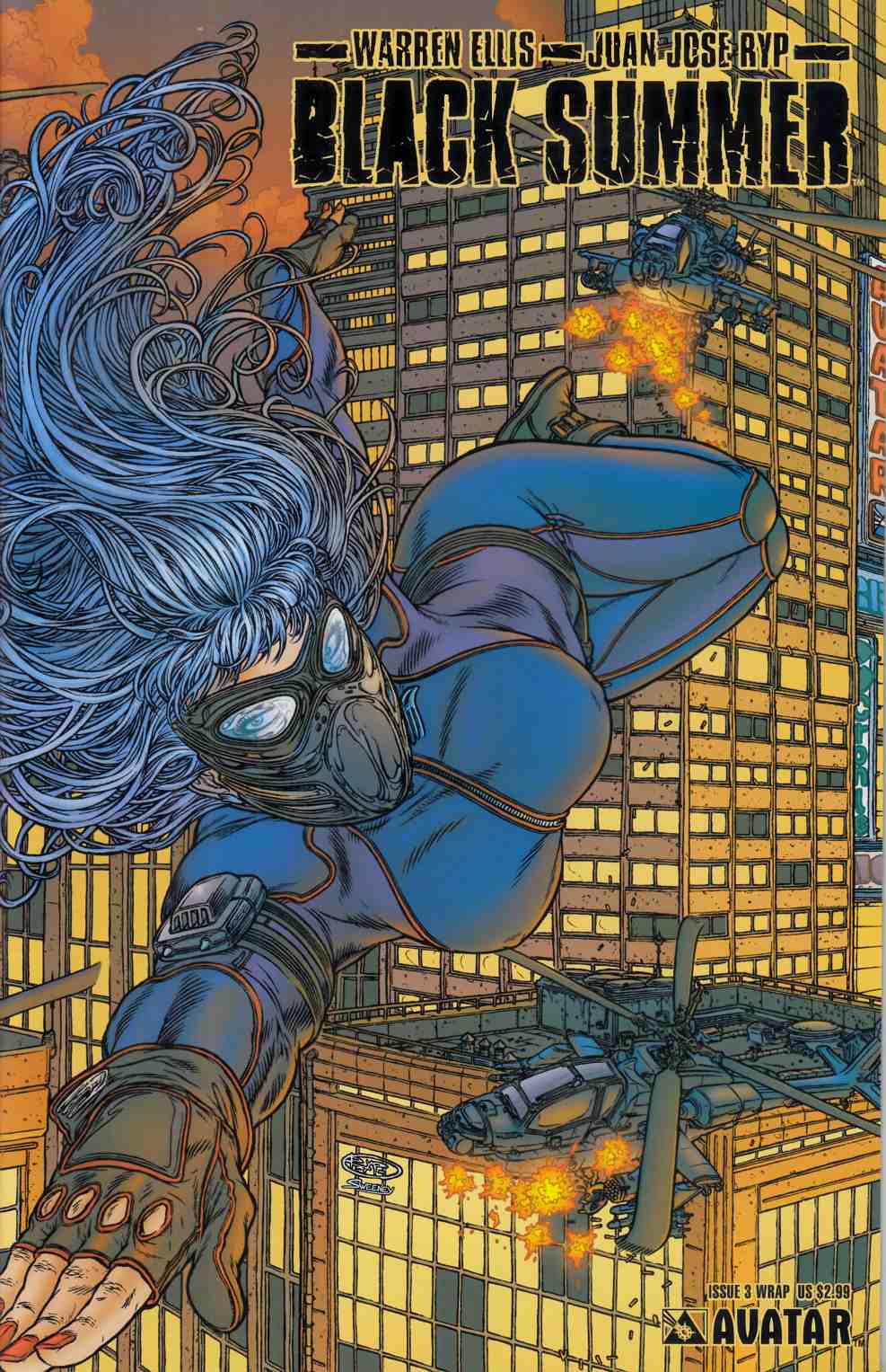 Black Summer #3 Wrap Cover Near Mint (9.4) [Avatar Comic] THUMBNAIL
