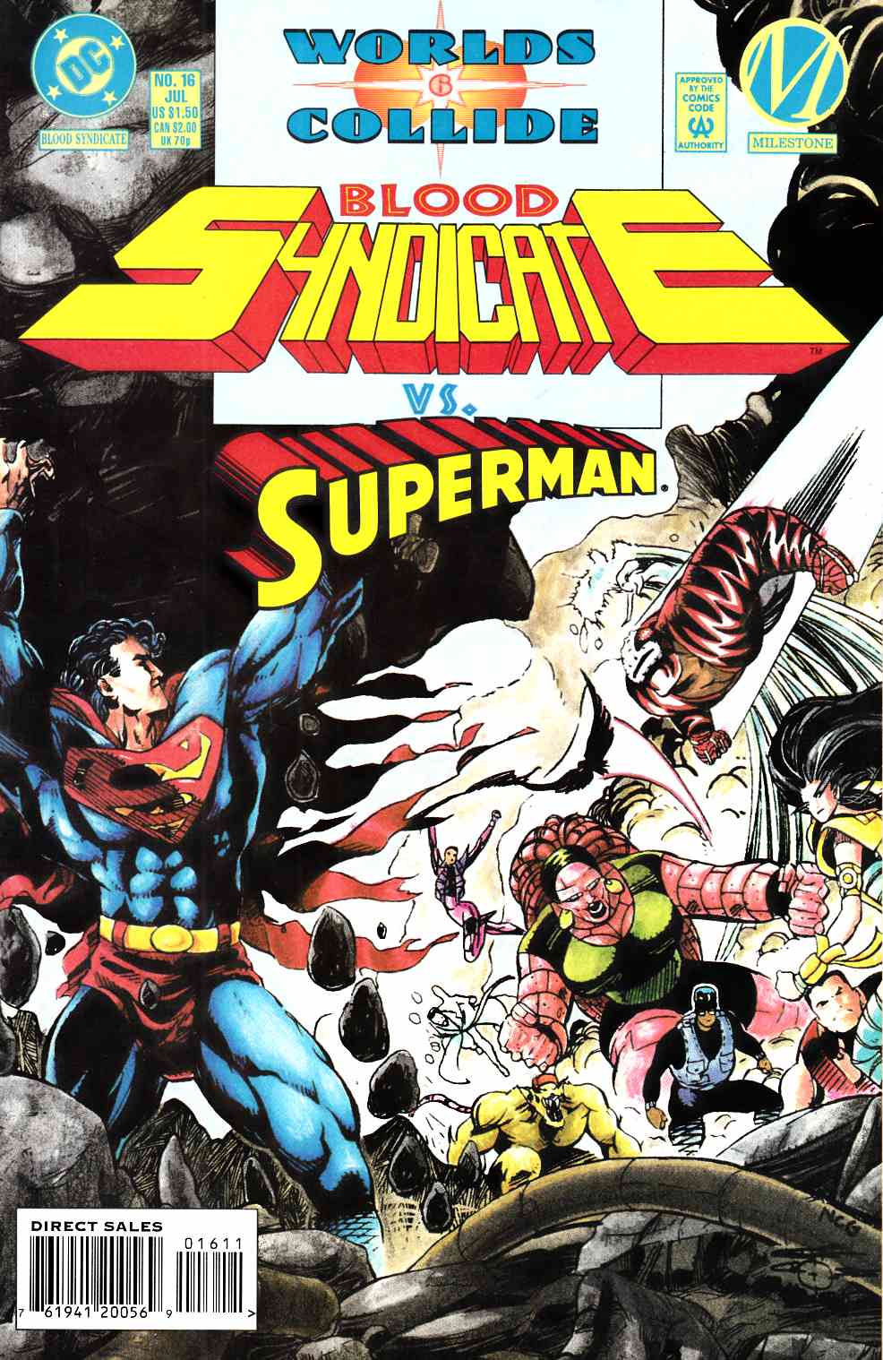 Blood Syndicate #16 Near Mint (9.4) [DC Comic] LARGE