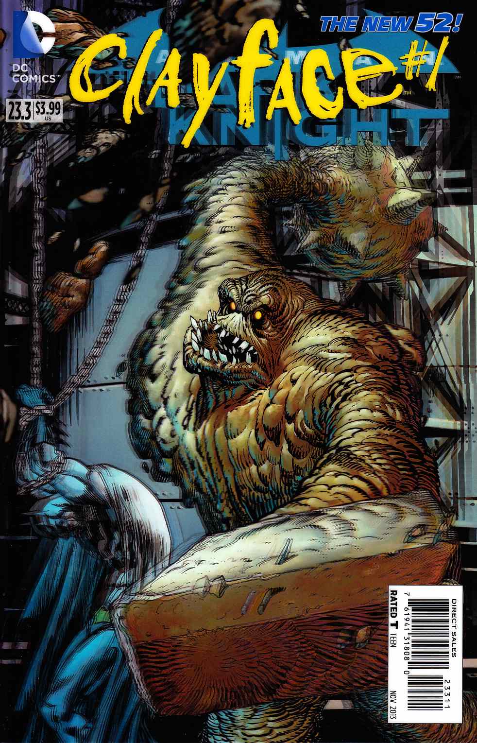 Batman The Dark Knight #23.3 Clayface 3D Edition Near Mint (9.4) [DC Comic] LARGE