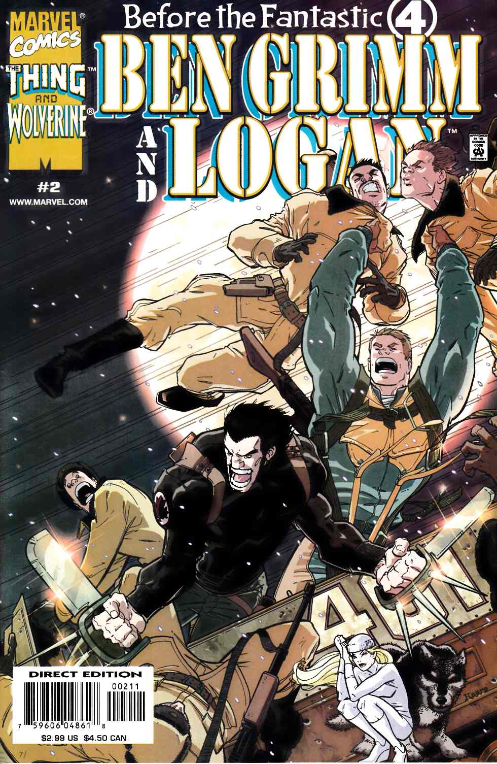 Before the Fantastic Four Ben Grimm Logan #2 Very Fine (8.0) [Marvel Comic] LARGE
