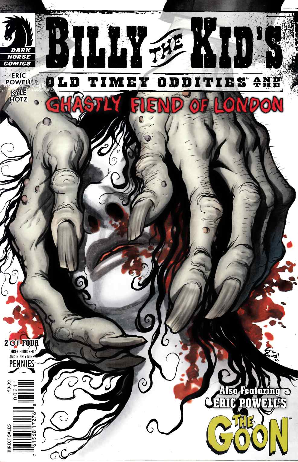 Billy the Kids Old Timey Oddities Ghastly Fiend of London #2 Very Fine (8.0) [Dark Horse Comic] LARGE