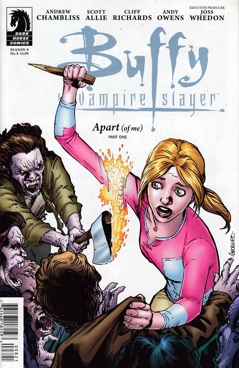 Buffy the Vampire Slayer Season 9 #8 Cover B Near Mint (9.4) [Dark Horse Comic] LARGE