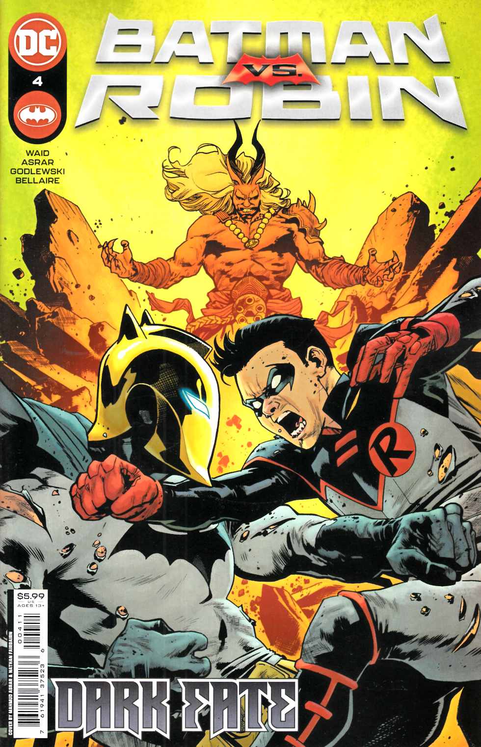 Batman vs Robin #4 Near Mint (9.4) [DC Comic] LARGE