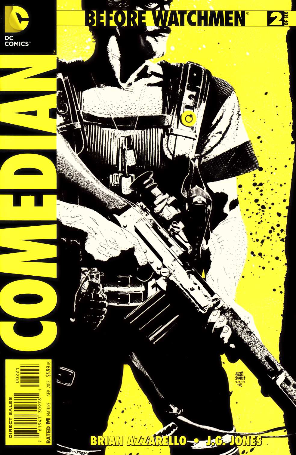 Before Watchmen Comedian #2 Bradstreet Variant Cover Near Mint Minus (9.2) [DC Comic] THUMBNAIL