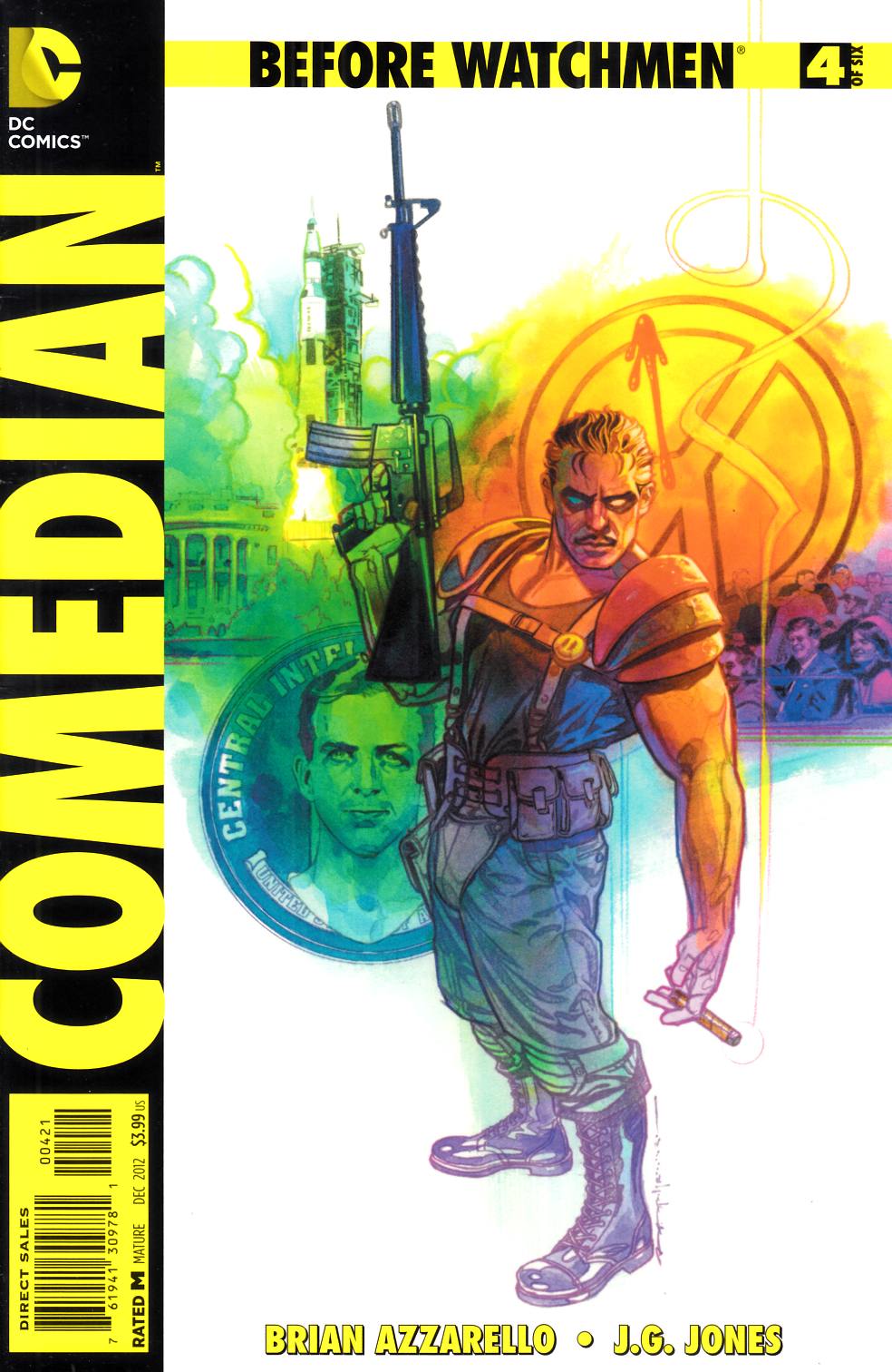 Before Watchmen Comedian #4 Stelfreeze Variant Cover Very Fine (8.0) [DC Comic] THUMBNAIL