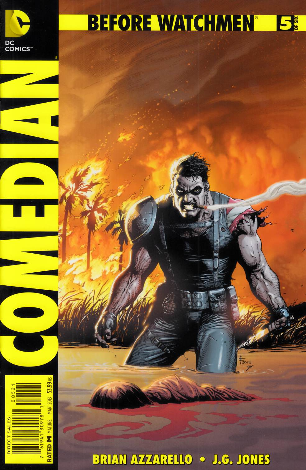Before Watchmen Comedian #5 Frank Variant Cover Very Fine (8.0) [DC Comic] LARGE