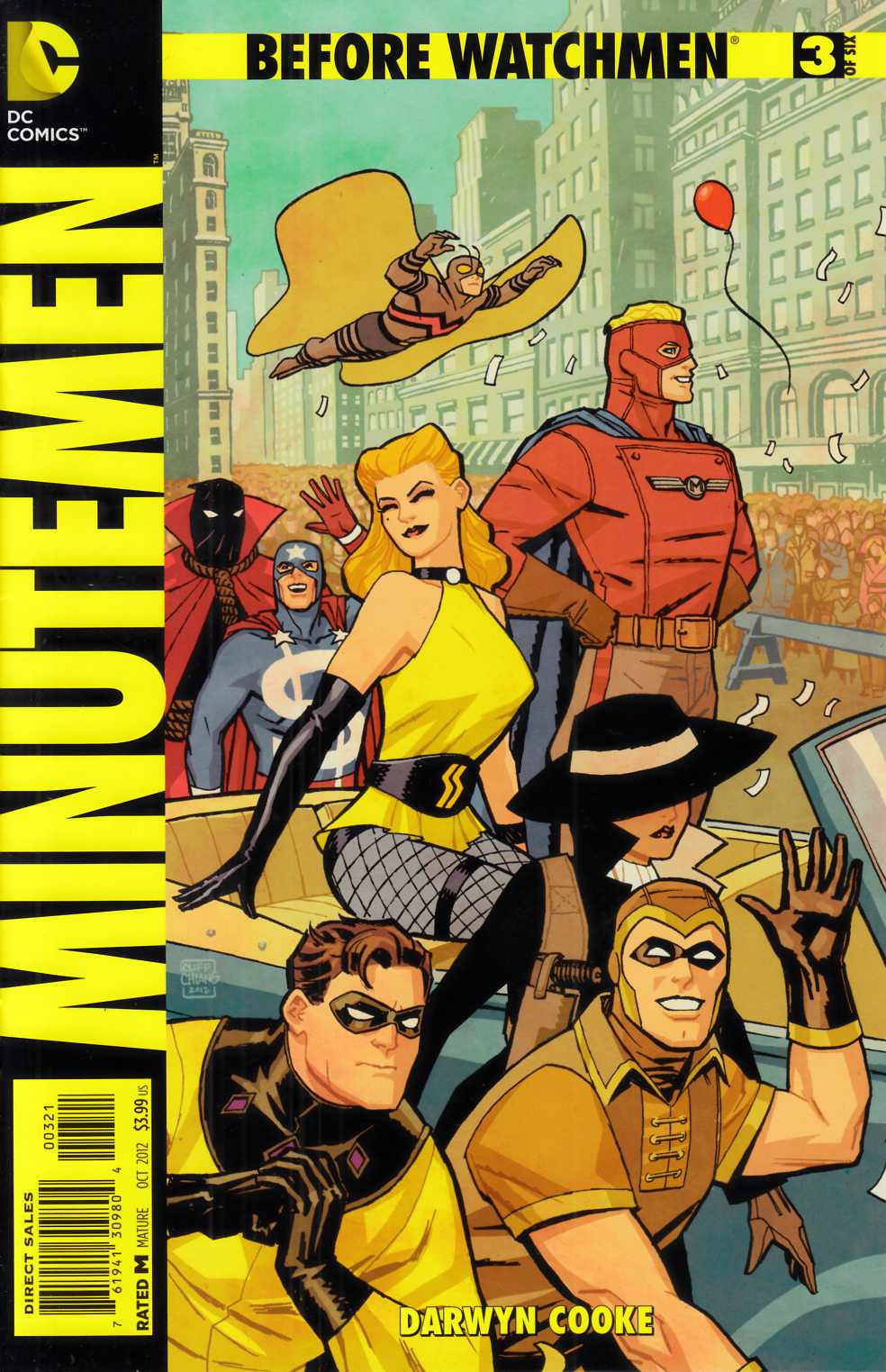 Before Watchmen Minutemen #3 Chiang Variant Cover Near Mint (9.4) [DC Comic] THUMBNAIL