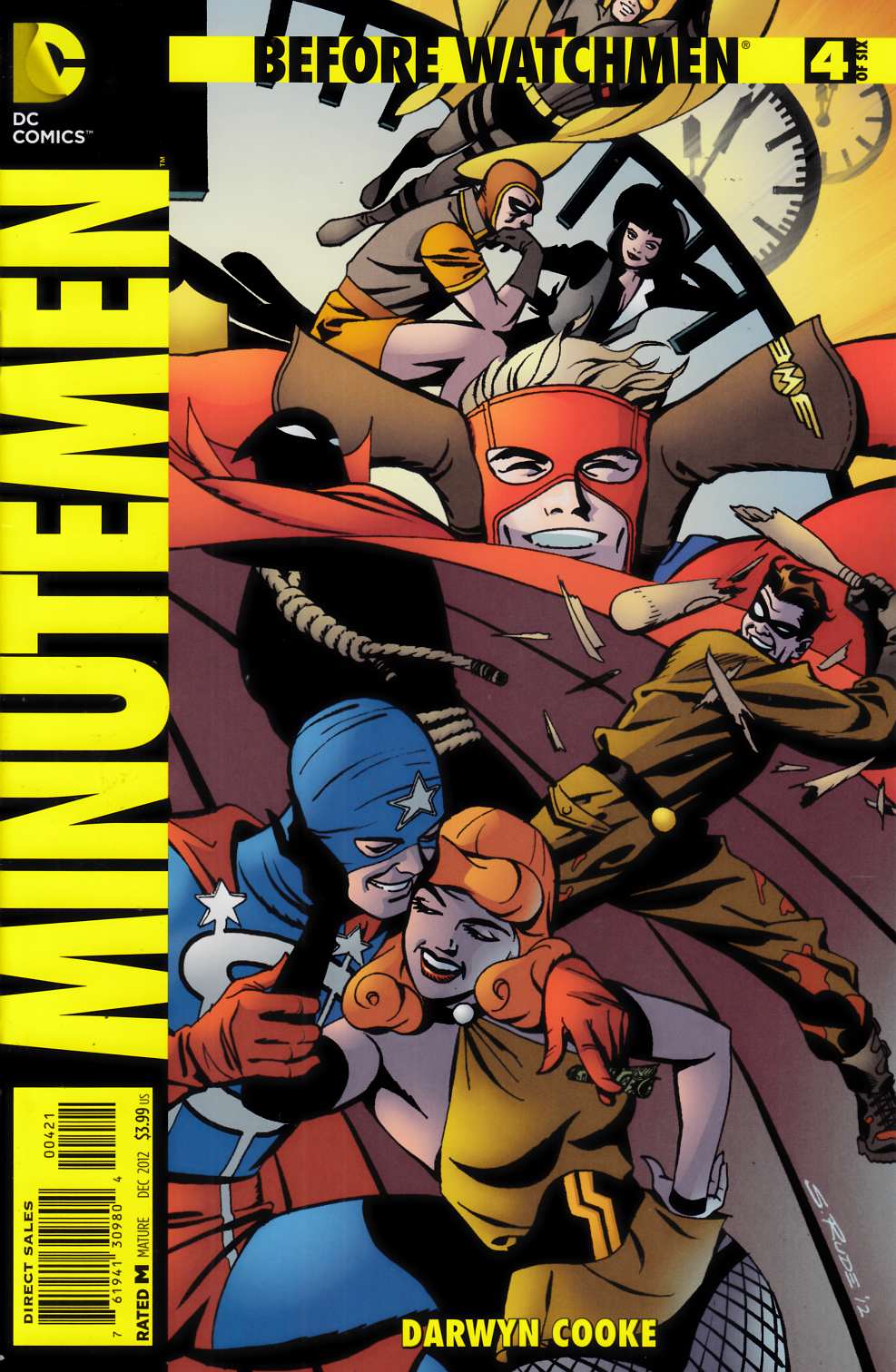 Before Watchmen Minutemen #4 Rude Variant Cover Very Fine (8.0) [DC Comic] THUMBNAIL