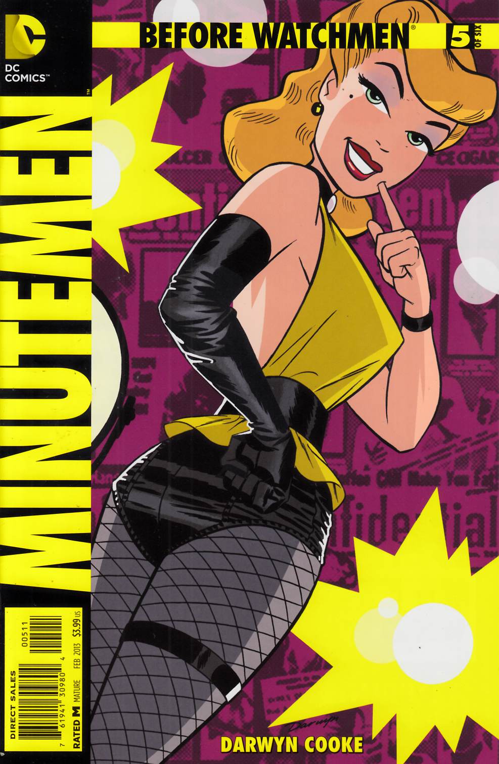 Before Watchmen Minutemen #5 Very Fine (8.0) [DC Comic] LARGE