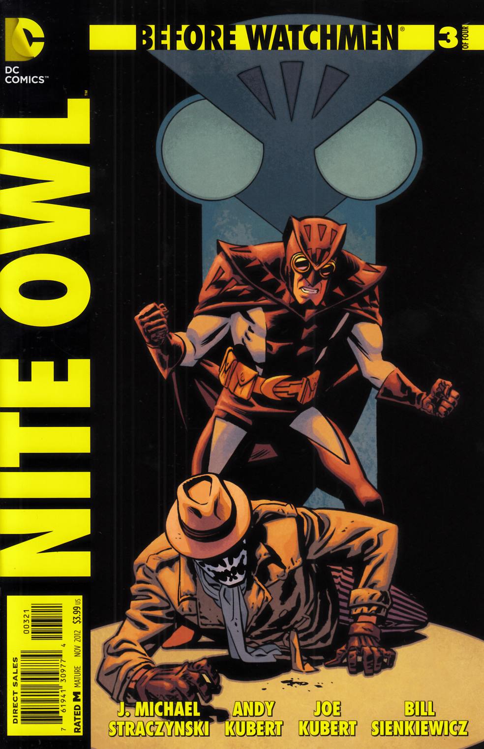Before Watchmen Nite Owl #3 Samnee Variant Cover Very Fine (8.0) [DC Comic] LARGE