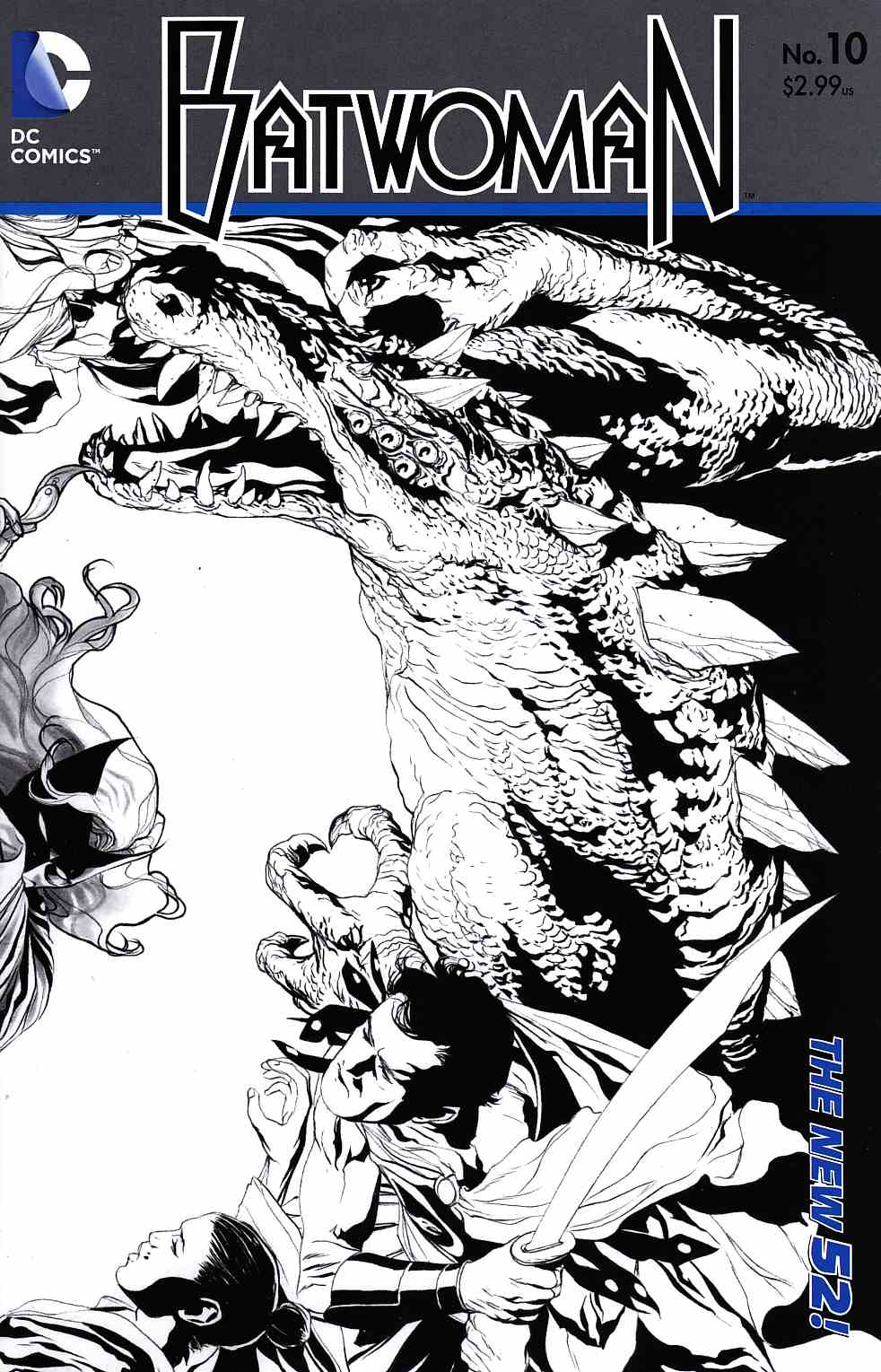 Batwoman #10 JH Williams B&W Variant Cover [DC Comic] THUMBNAIL