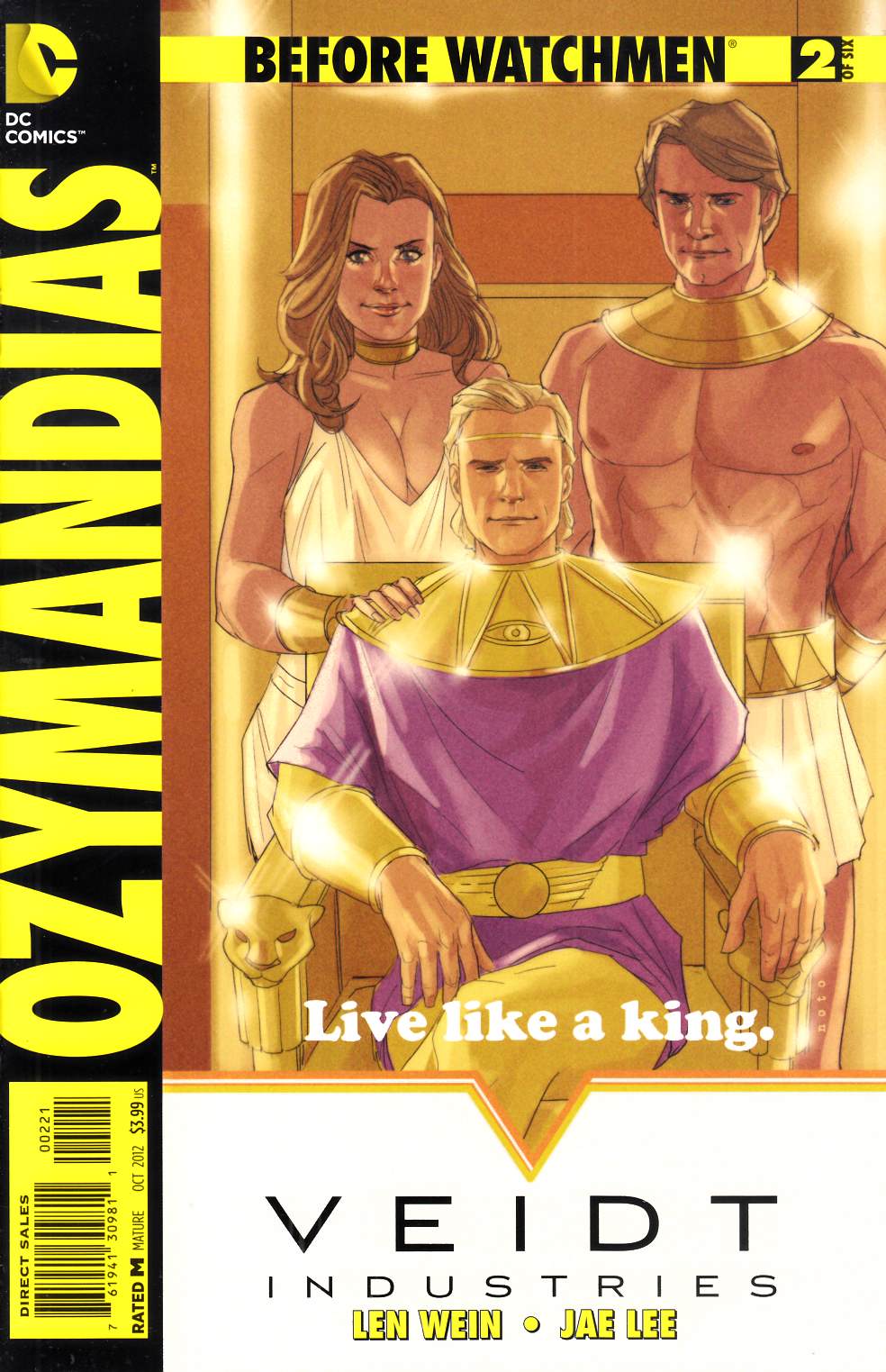 Before Watchmen Ozymandias #2 Noto Variant Cover Very Fine (8.0) [DC Comic] THUMBNAIL
