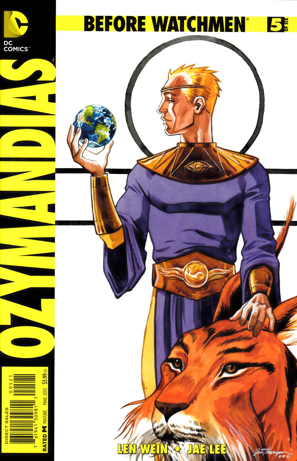 Before Watchmen Ozymandias #5 Thompson Variant Cover Very Fine (8.0) [DC Comic] THUMBNAIL