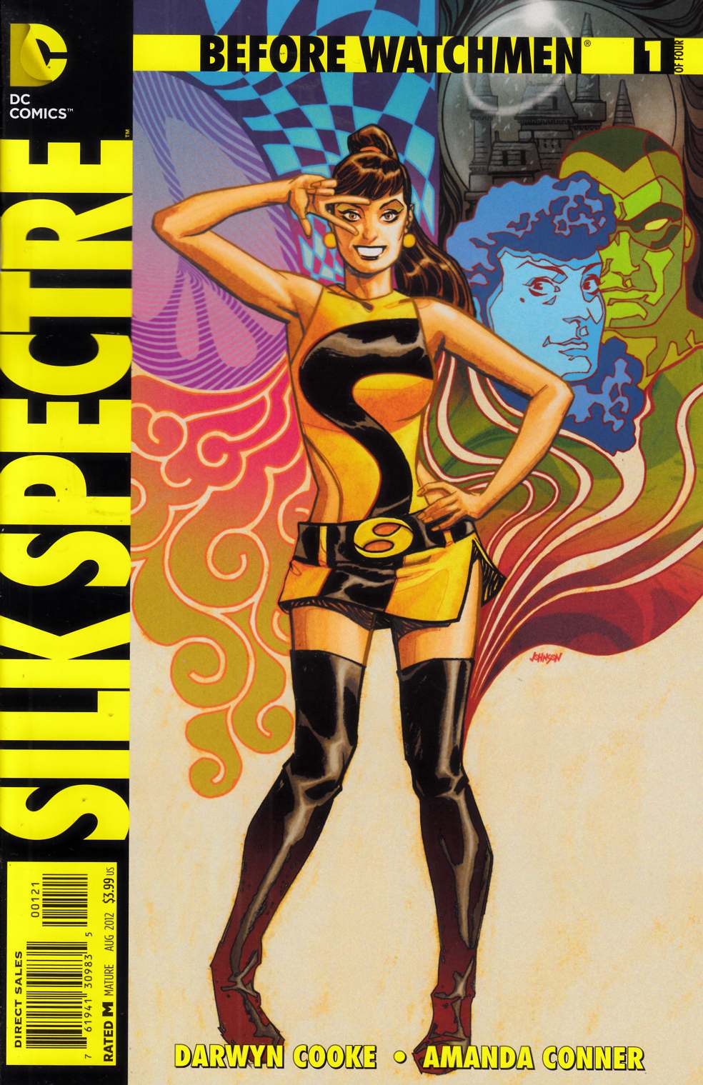Before Watchmen Silk Spectre #1 Johnson Variant Cover Very Fine (8.0) [DC Comic] LARGE