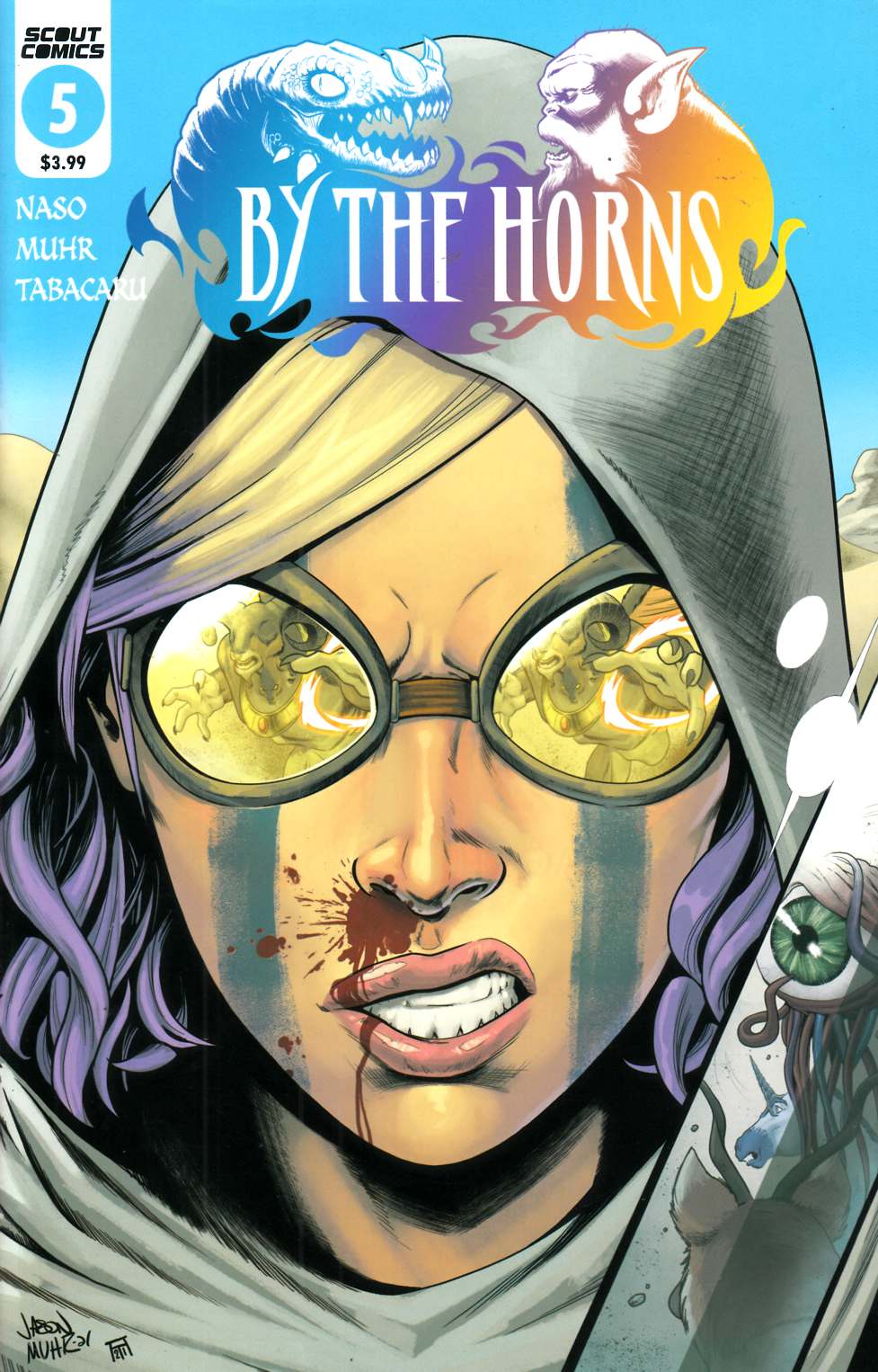 By the Horns #5 Near Mint (9.4) [Scout Comic] THUMBNAIL