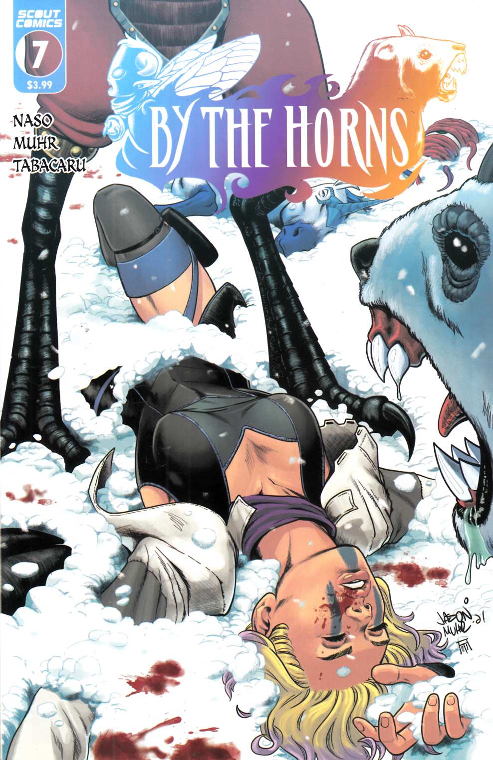 By the Horns #7 Near Mint (9.4) [Scout Comic] LARGE