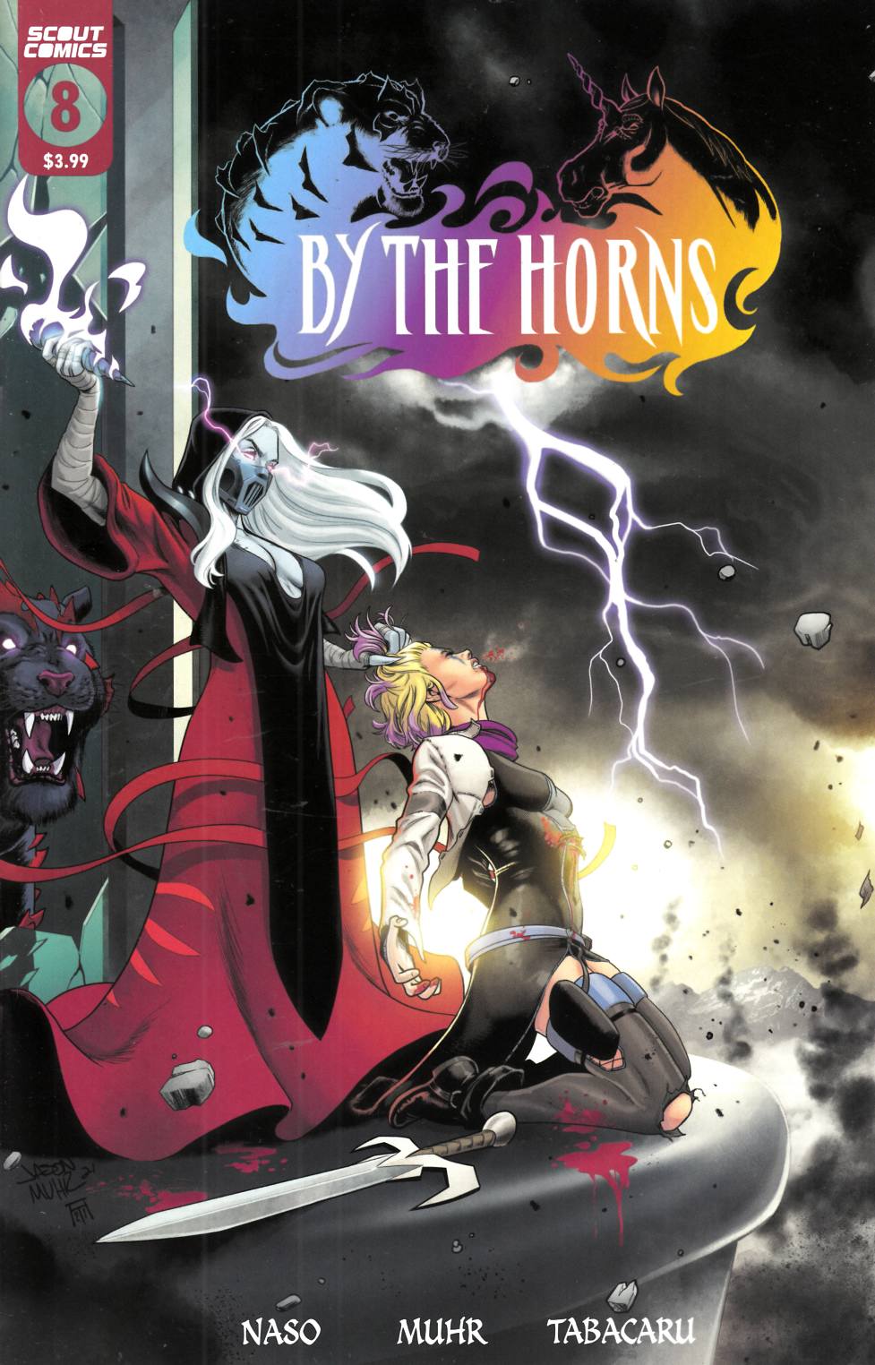 By the Horns #8 Near Mint (9.4) [Scout Comic] LARGE