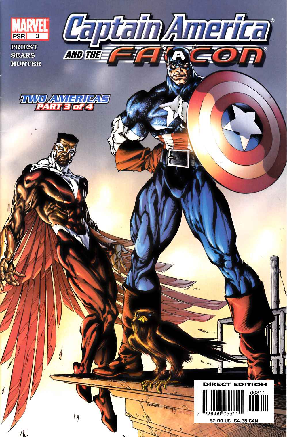 Captain America and the Falcon #3 Very Fine (8.0) [Marvel Comic] THUMBNAIL