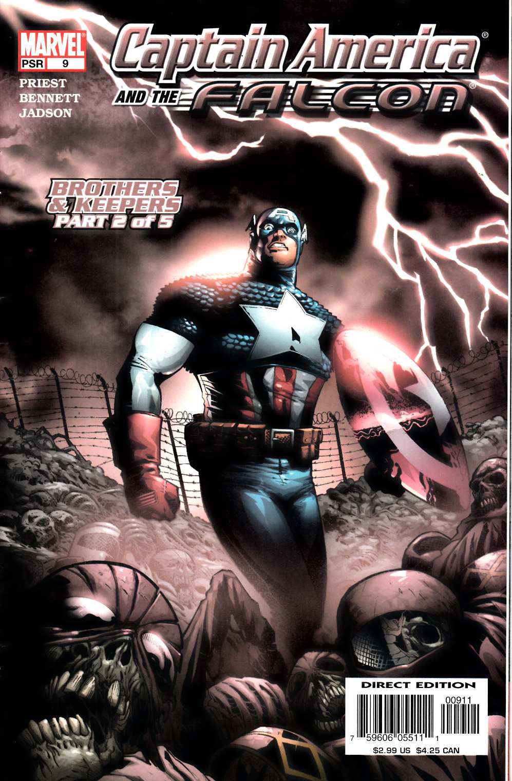 Captain America and the Falcon #9 Very Fine (8.0) [Marvel Comic] THUMBNAIL