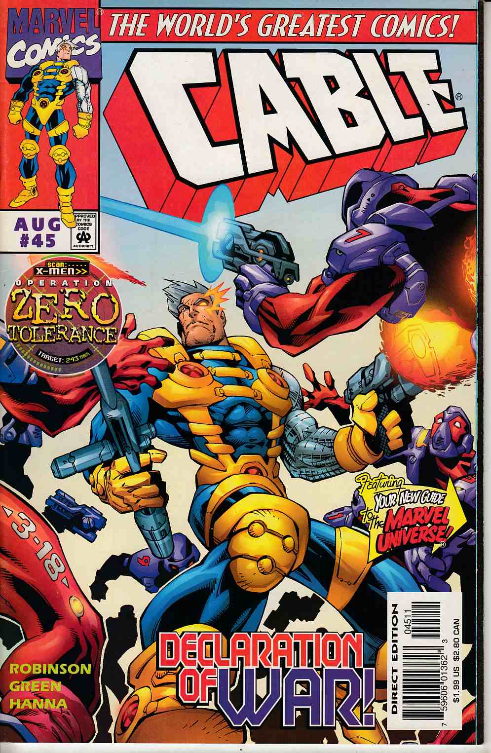 Cable #45 Very Fine (8.0) [Marvel Comic] LARGE