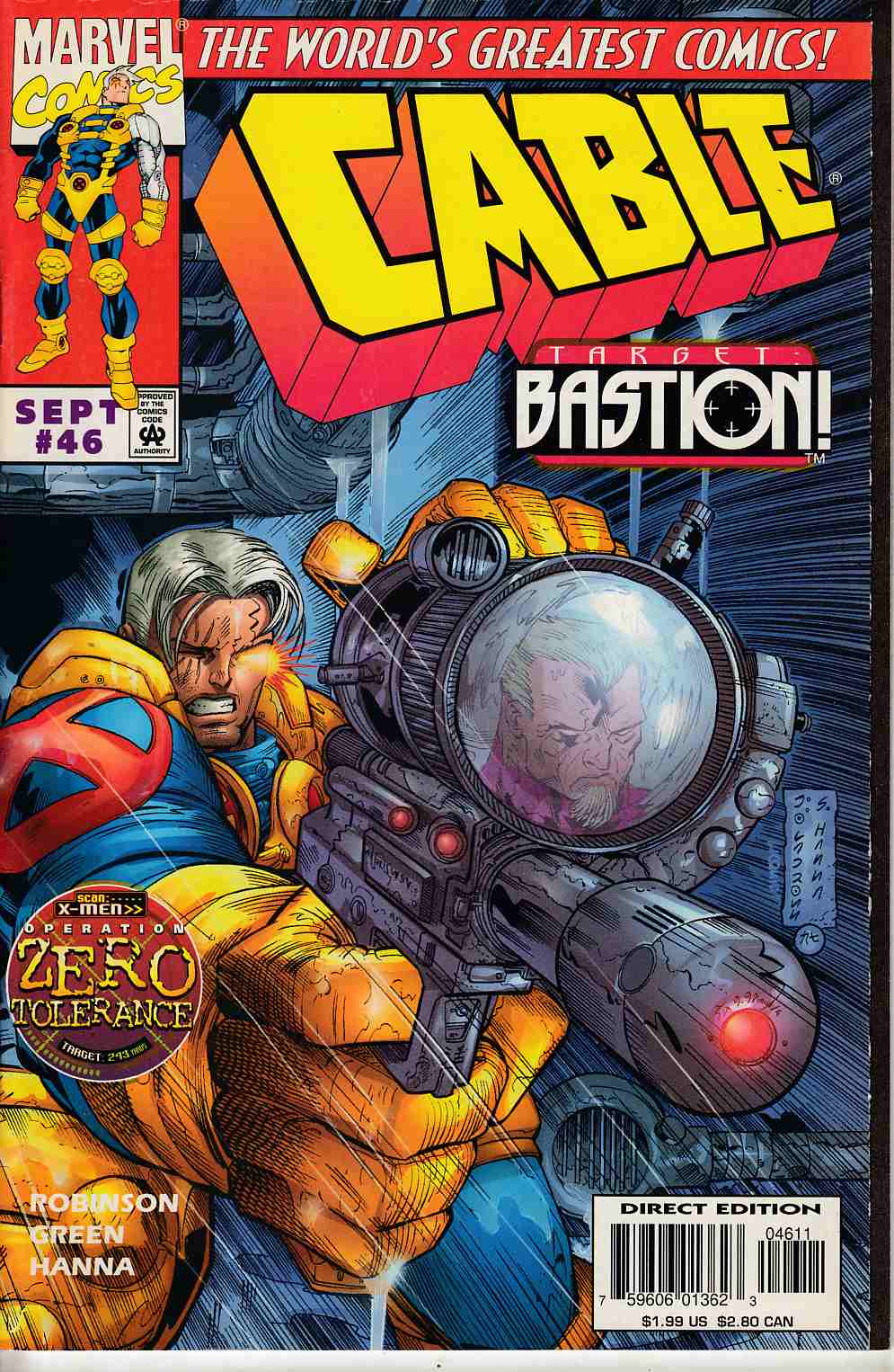 Cable #46 Near Mint (9.4) [Marvel Comic] LARGE