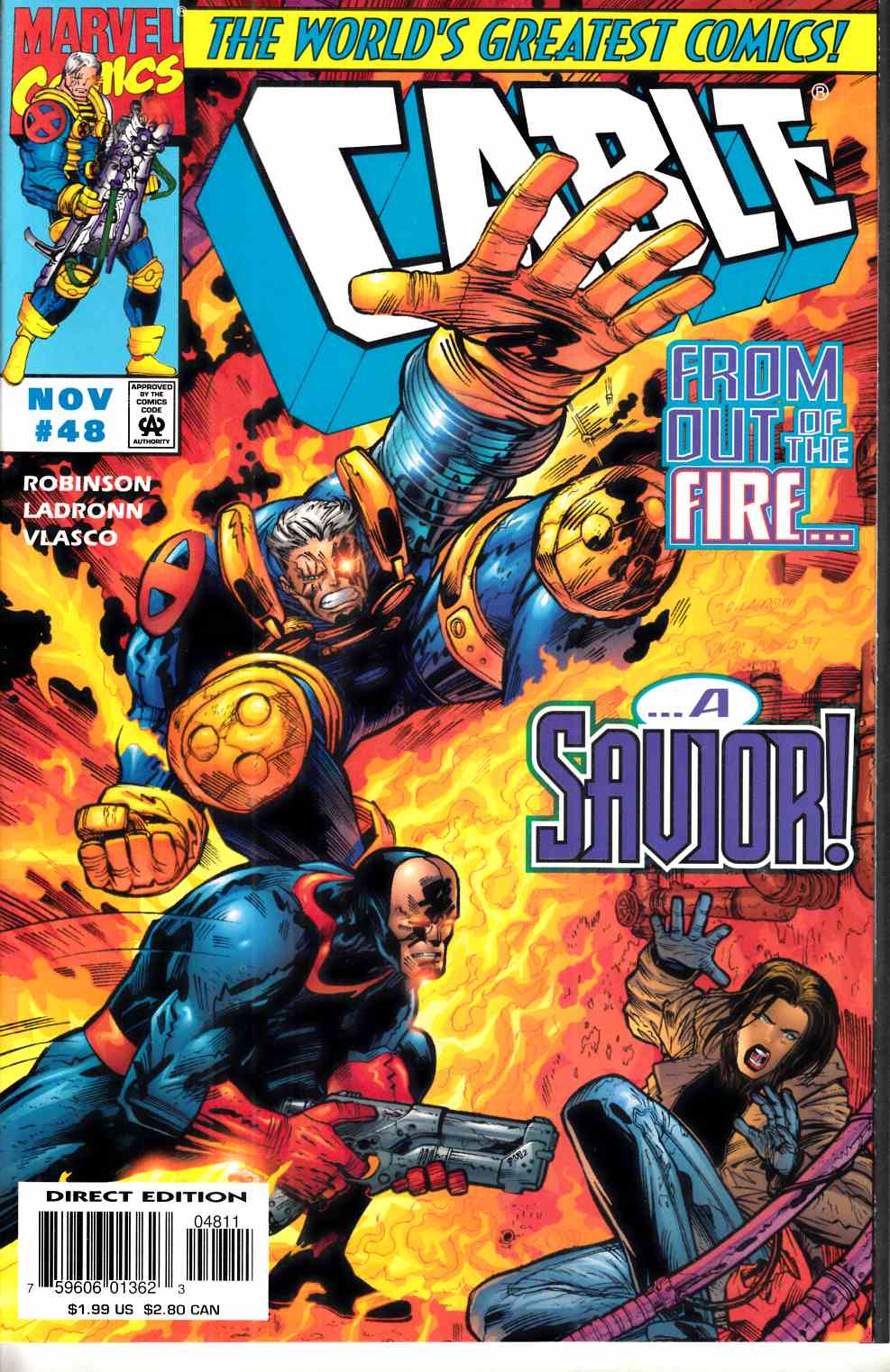 Cable #48 Very Fine (8.0) [Marvel Comic] LARGE