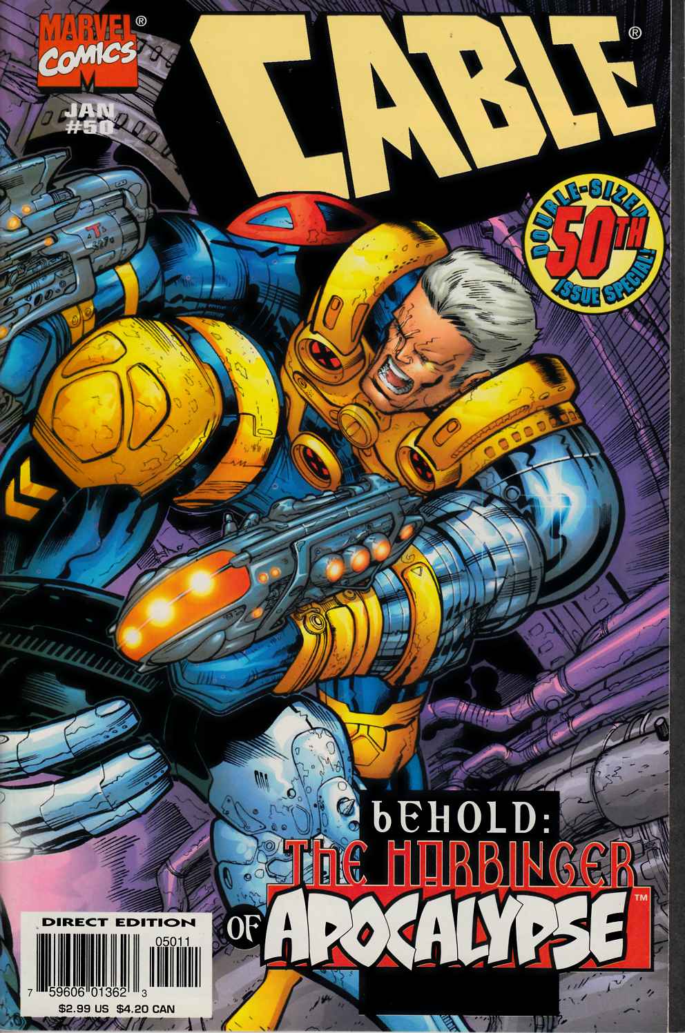 Cable #50 Near Mint (9.4) [Marvel Comic] LARGE