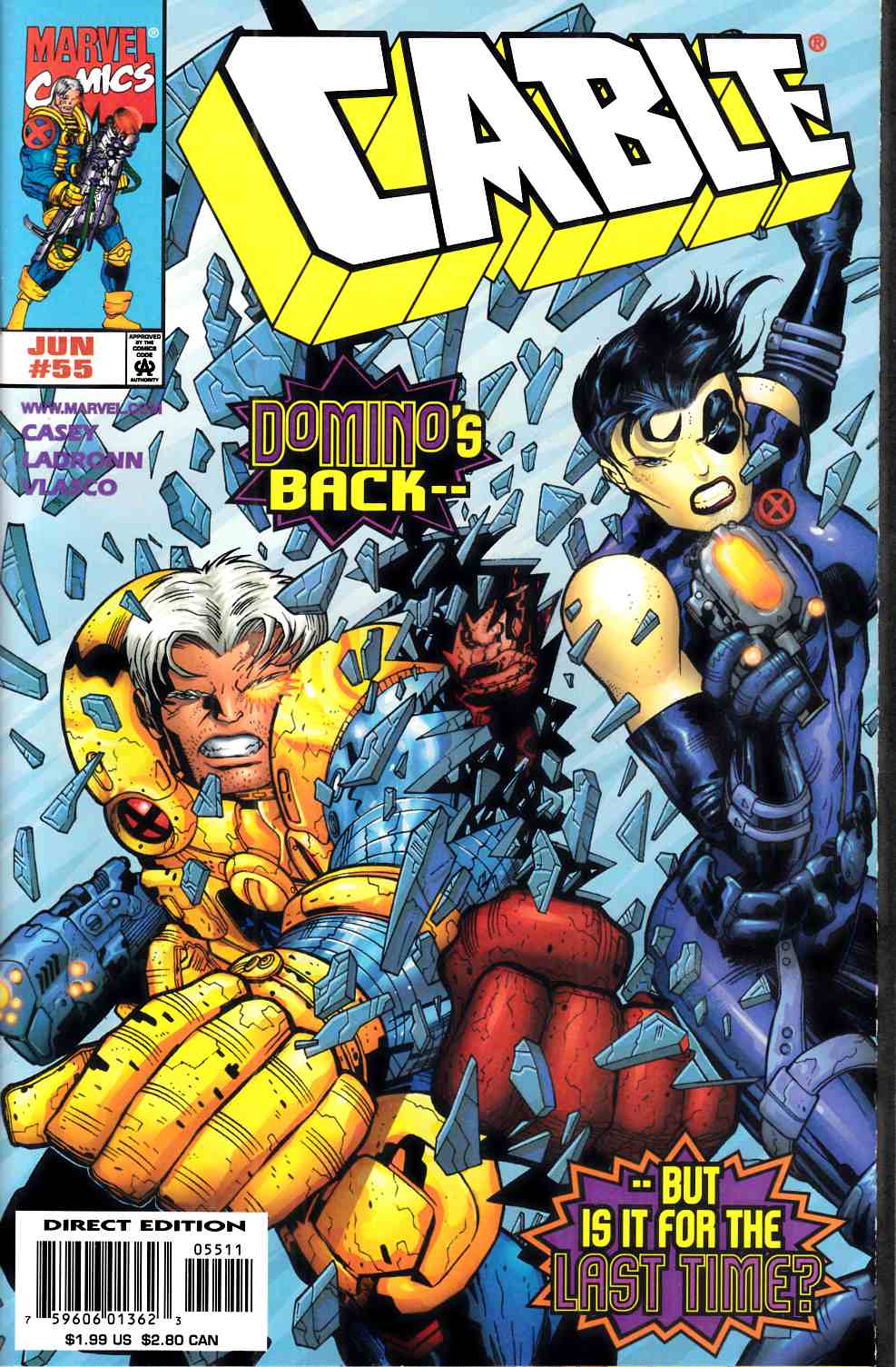 Cable #55 Near Mint (9.4) [Marvel Comic] LARGE
