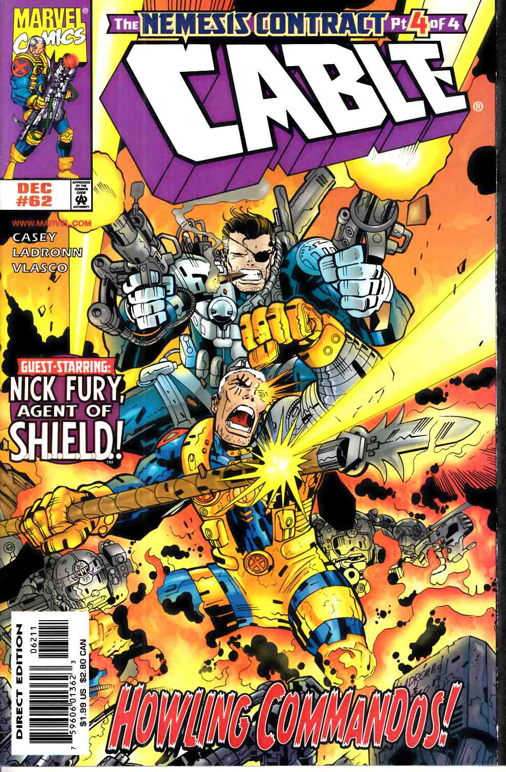 Cable #62 Near Mint (9.4) [Marvel Comic] LARGE