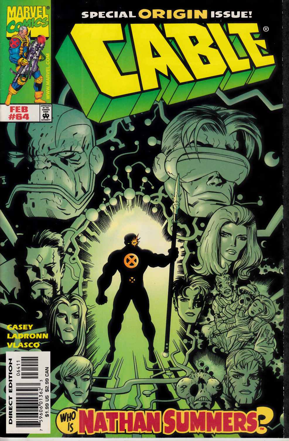 Cable #64 Near Mint (9.4) [Marvel Comic] LARGE