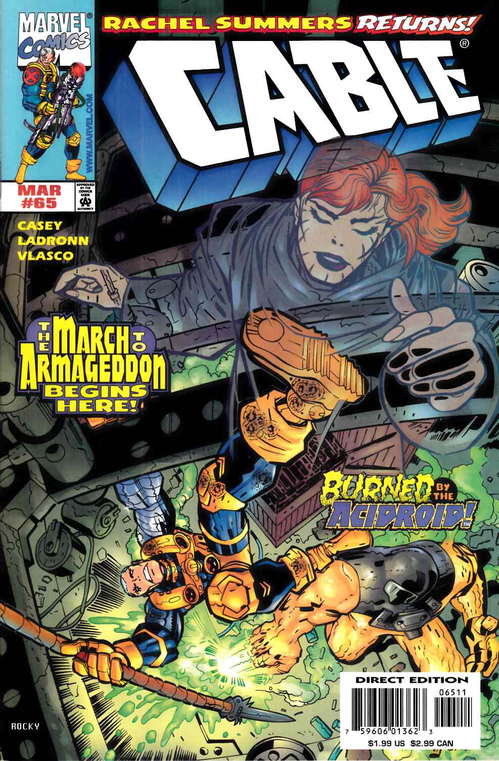 Cable #65 Near Mint (9.4) [Marvel Comic] LARGE