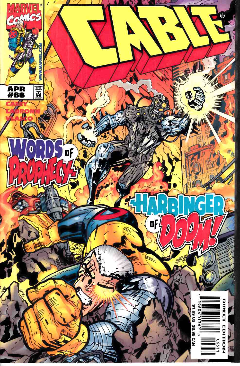 Cable #66 Near Mint (9.4) [Marvel Comic] LARGE