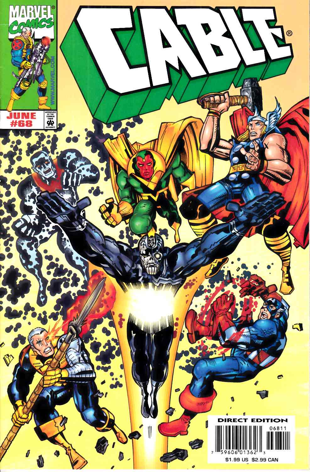 Cable #68 Near Mint (9.4) [Marvel Comic] LARGE