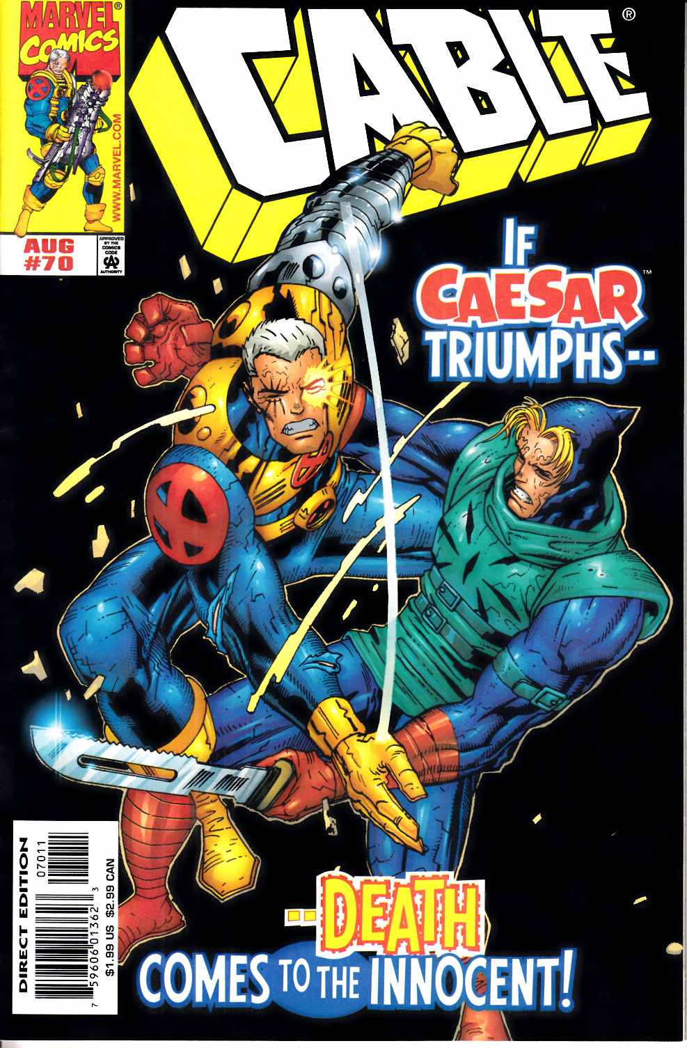 Cable #70 Very Fine (8.0) [Marvel Comic] THUMBNAIL