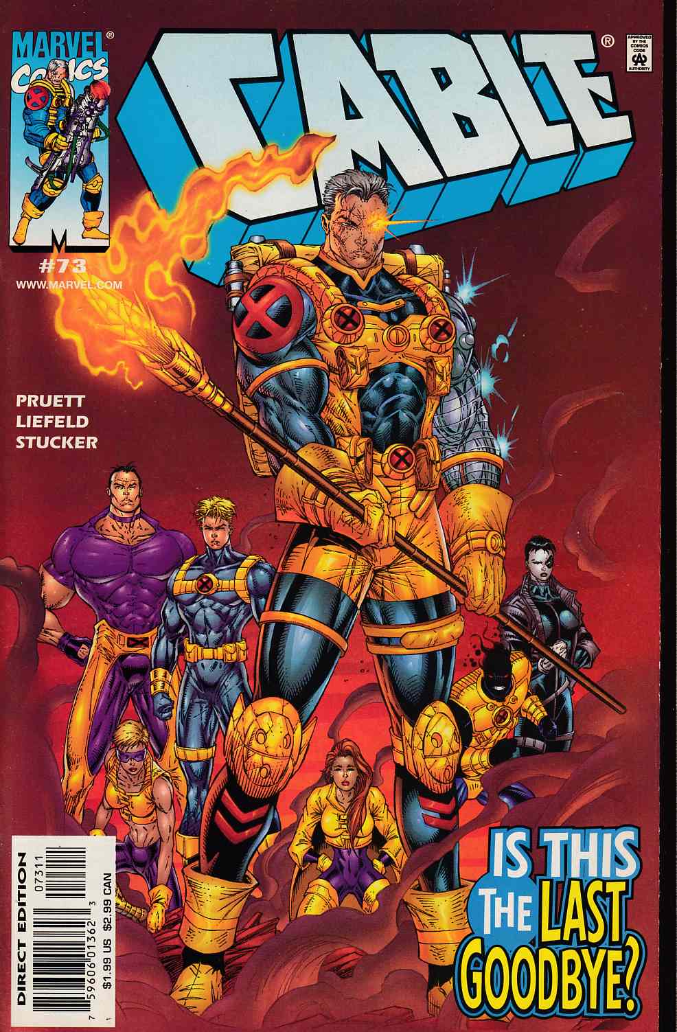 Cable #73 Near Mint (9.4) [Marvel Comic] LARGE