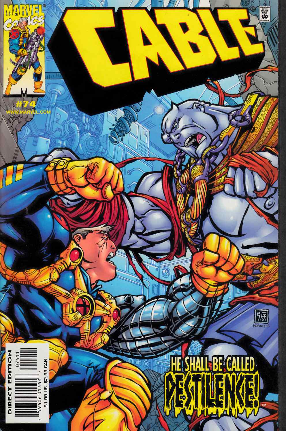 Cable #74 Near Mint (9.4) [Marvel Comic] LARGE