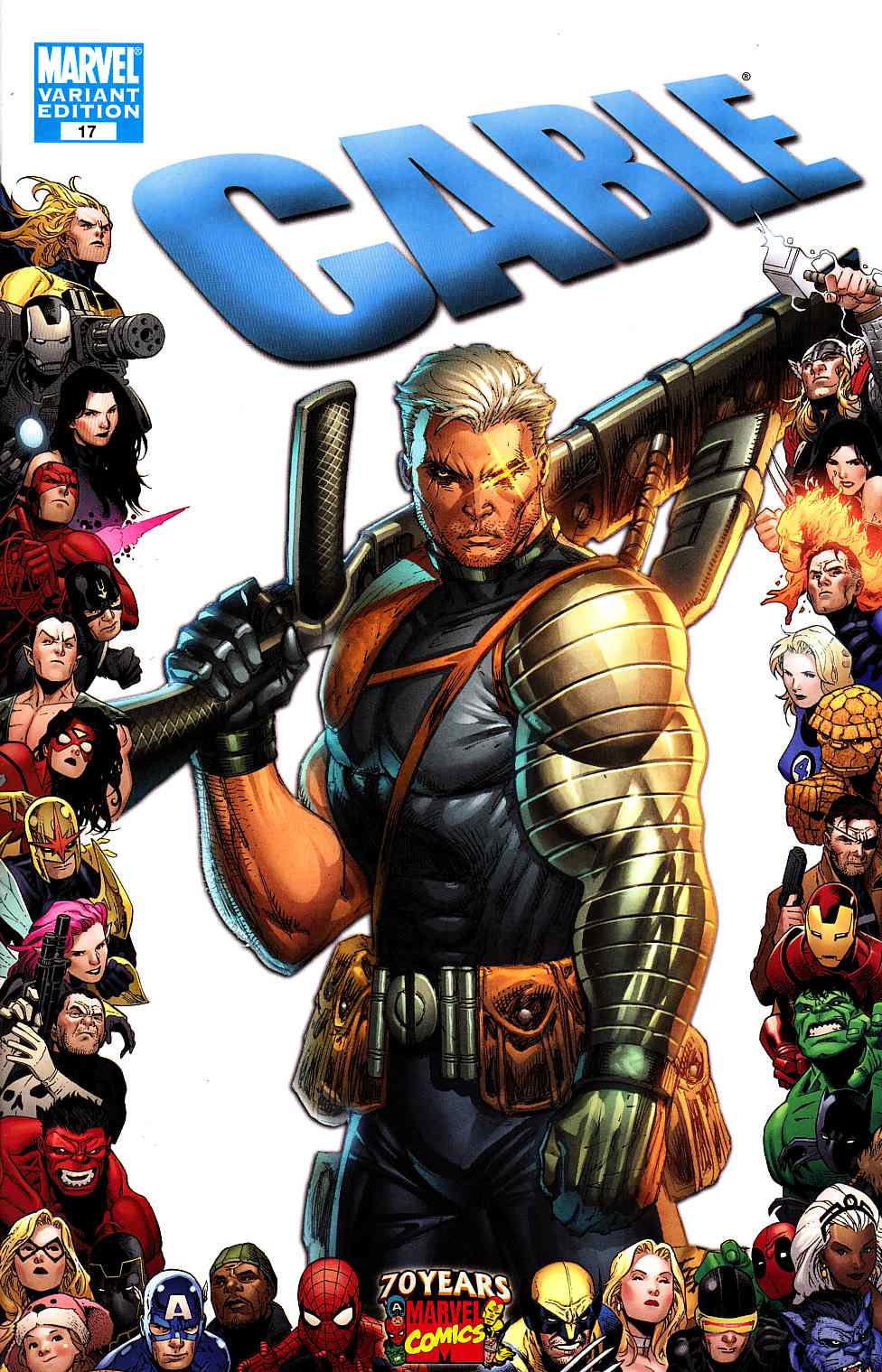 Cable #17 70th Frame Variant Cover Very Fine Minus (7.5) [Marvel Comic] LARGE