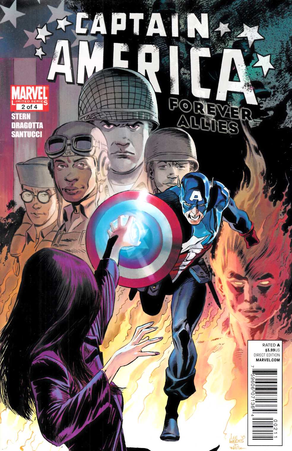Captain America Forever Allies #2 Very Fine Minus (7.5) [Marvel Comic] LARGE
