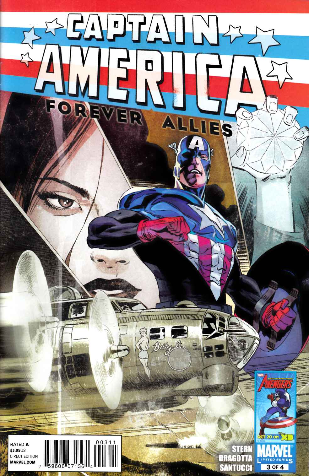Captain America Forever Allies #3 Very Fine (8.0) [Marvel Comic]